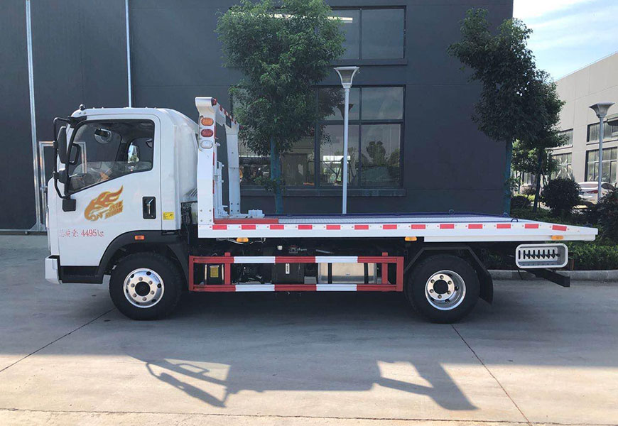 國(guó)六藍(lán)牌重汽豪曼一拖二清障車(chē)